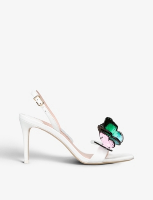 SOPHIA WEBSTER Vanessa butterfly-embellished heeled sandals