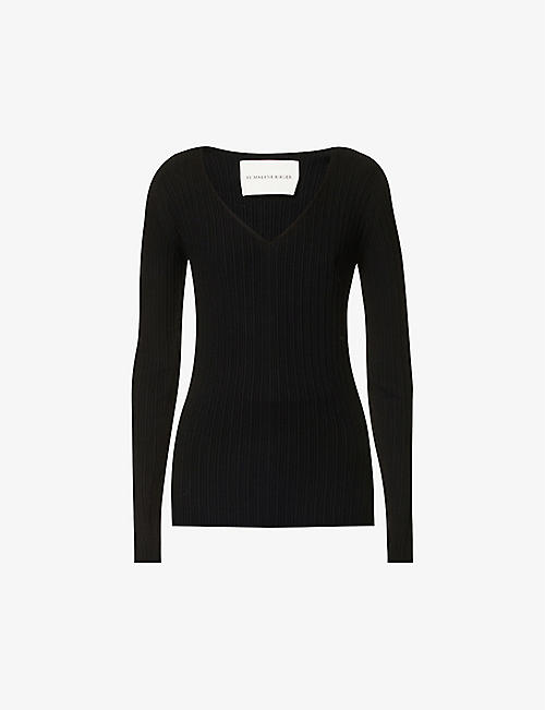 BY MALENE BIRGER: Billey ribbed stretch-wool and silk-blend jumper
