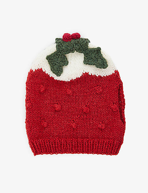 MICHAELA BUERGER：圣诞布丁造型羊毛茶壶保温套