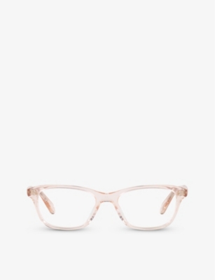 Oliver Peoples Womens Brown Ov5224 Ashton Rectangular-frame Acetate Glasses