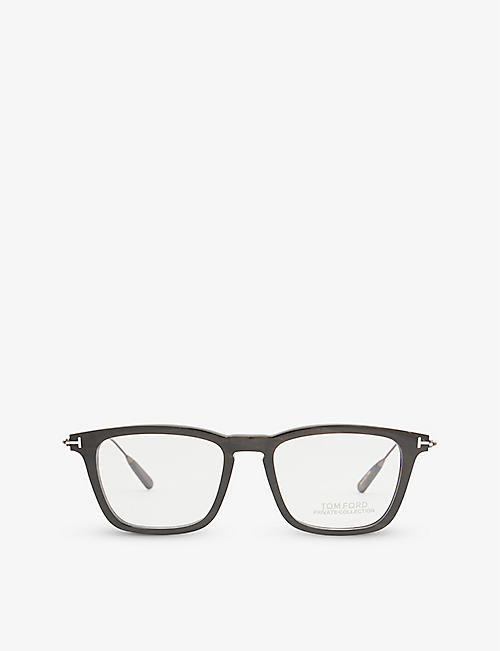 TOM FORD: FT5851 rectangular-frame acetate optical glasses