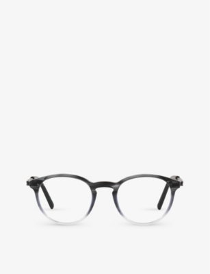 Bvlgari Bv3052 Phantos-frame Acetate Glasses In Grey