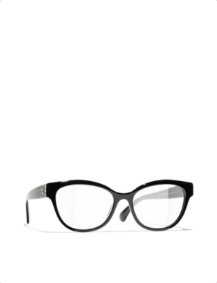 Chanel cat eye eyeglasses best sale