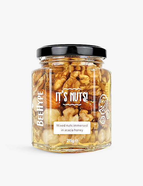 HONEY: BeeHype It's Nuts! acacia honey 215g