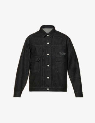 Undercover X Psycho Denim Jacket In Black
