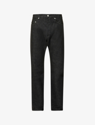 Undercover X Psycho Logo-appliqué Jeans - Men's - Cotton In Black