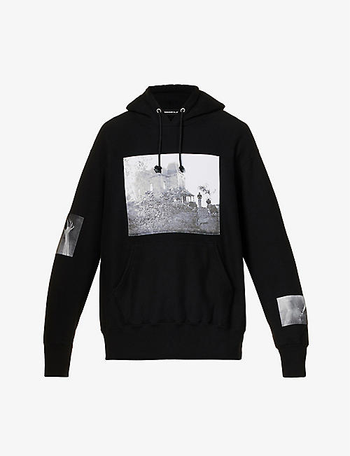 UNDERCOVER: Graphic-print cotton-jersey hoody