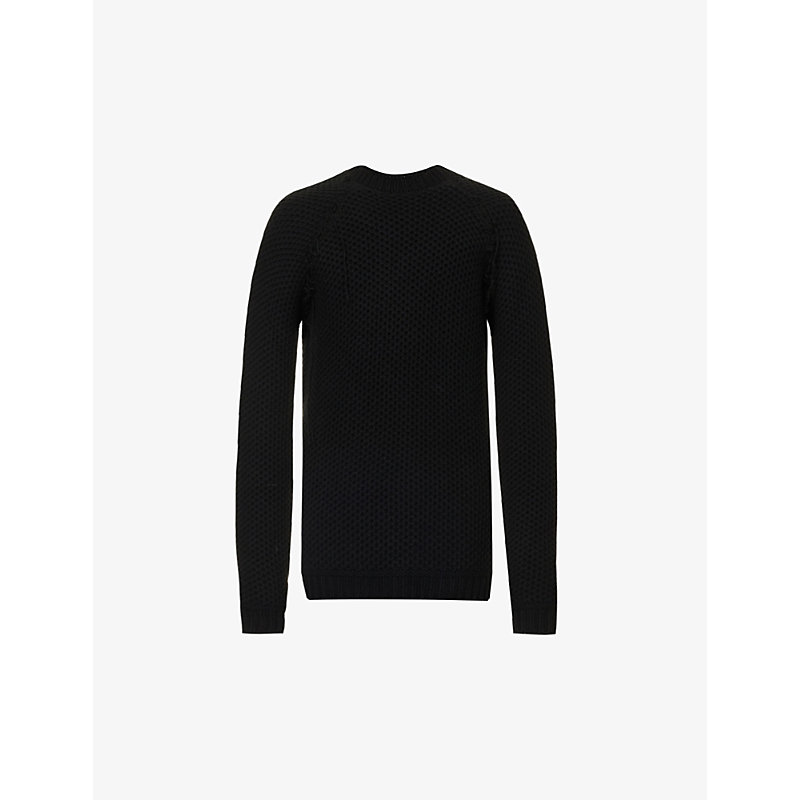 Airei Ssense Exclusive Black Handstiched Sweater
