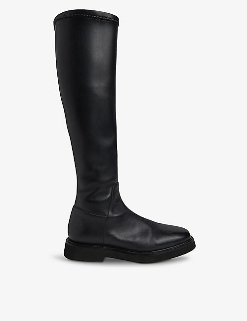 WHISTLES: Whistles knee-high stretch leather-blend boots