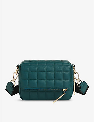WHISTLES: Bibi quilted-leather crossbody bag