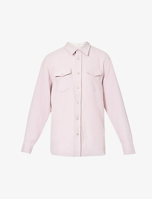GODS TRUE CASHMERE: Unisex Rose Quartz cashmere shirt