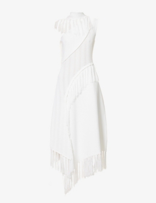 CULT GAIA - Saida tassel-trim knitted midi dress | Selfridges.com