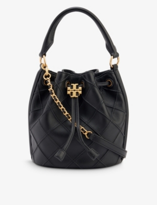 TORY BURCH: T Fleming leather cross-body bag