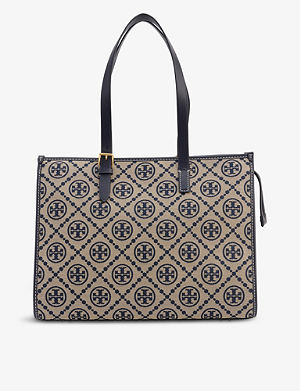 TORY BURCH - Perry triple-compartment leather tote 
