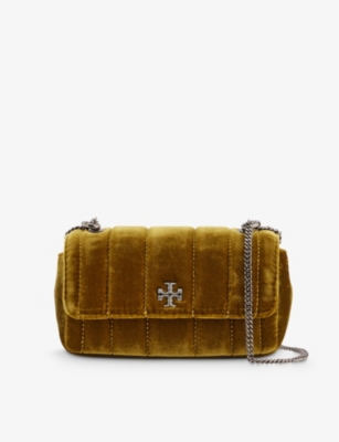 TORY BURCH - Kira mini velvet shoulder bag 