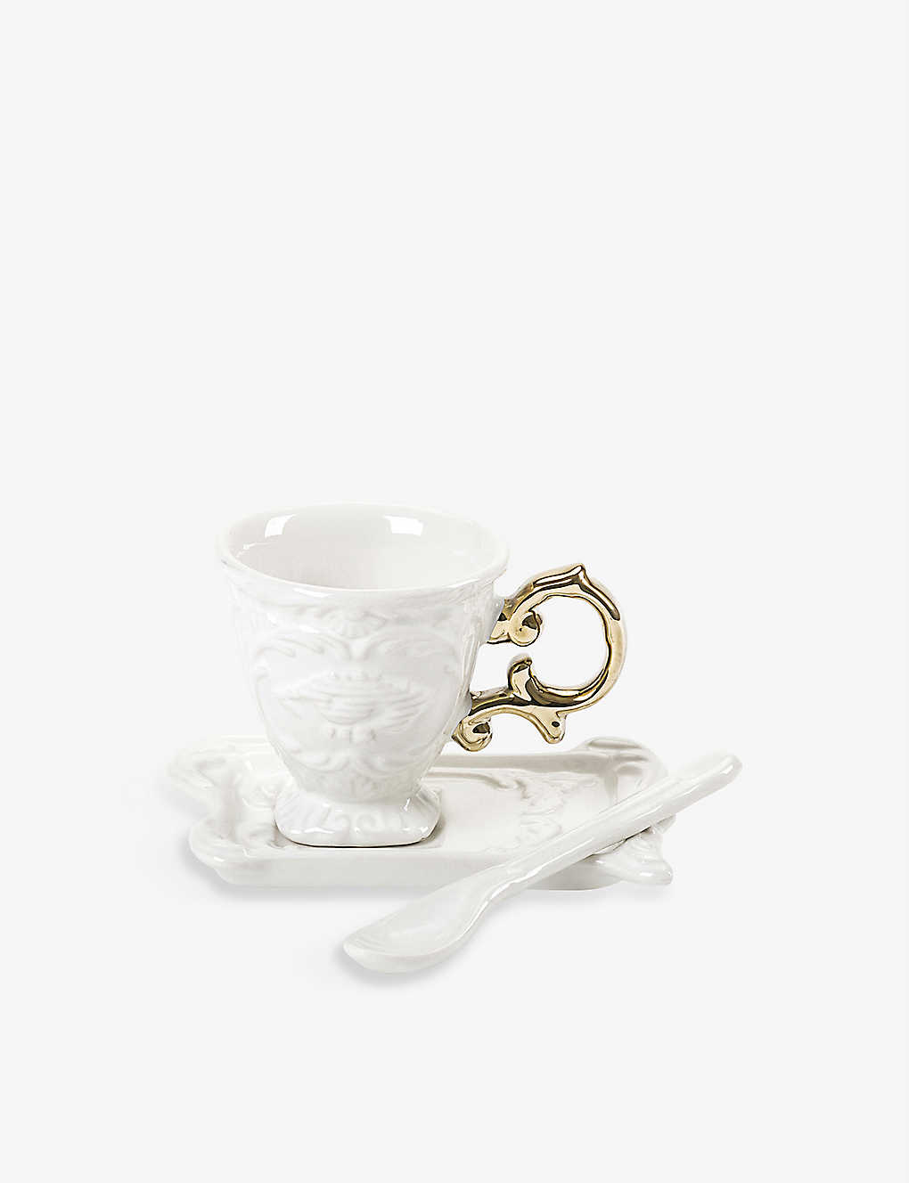 Seletti I-wares Porcelain Cup And Saucer Set