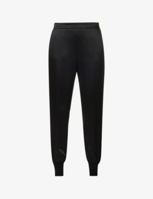 Stella Mccartney Julia High-rise Tapered Pants In Black
