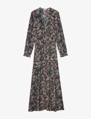 ZADIG&VOLTAIRE: Rabella floral-print woven maxi dress