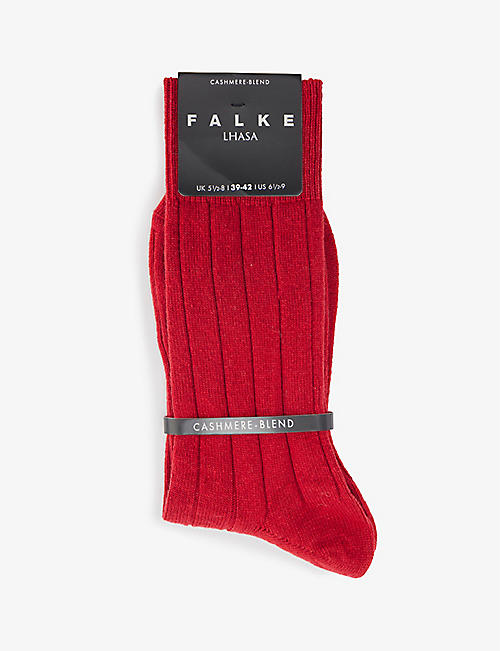FALKE: Lhasa ribbed-texture knitted socks