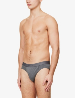 FALKE: Tonal waistband pack of two stretch-cotton briefs