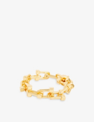 Oma The Label Womens Gold Kosi 18ct Yellow-gold Plated Brass Chain Bracelet