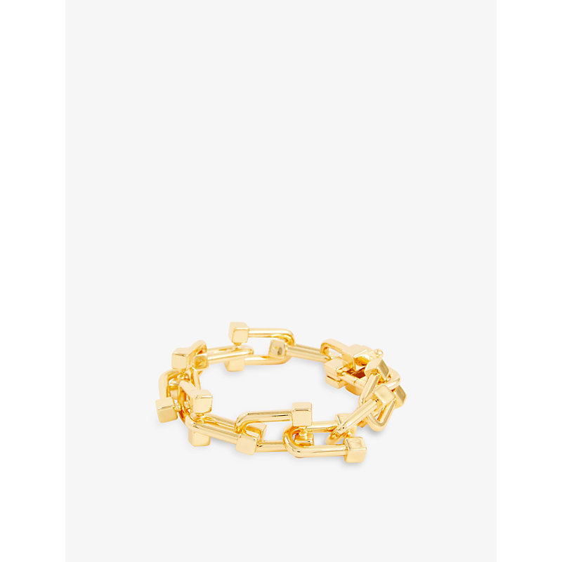 Oma The Label Womens Gold Kosi 18ct Yellow-gold Plated Brass Chain Bracelet