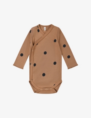 ORGANIC ZOO: Polka-dot organic-cotton bodysuit 0-12 months