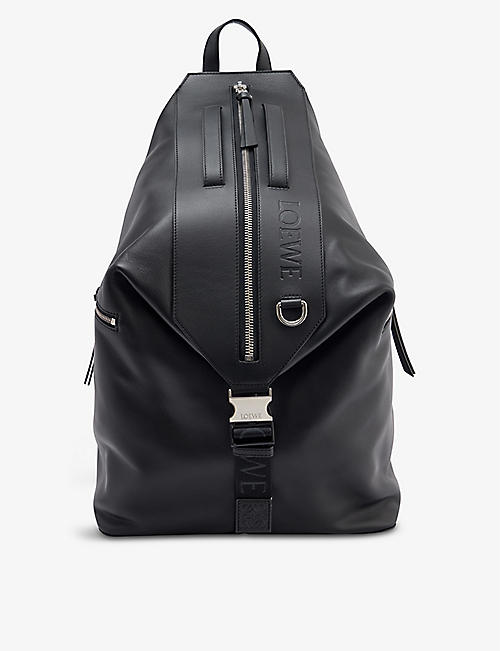 LOEWE: Convertible leather backpack