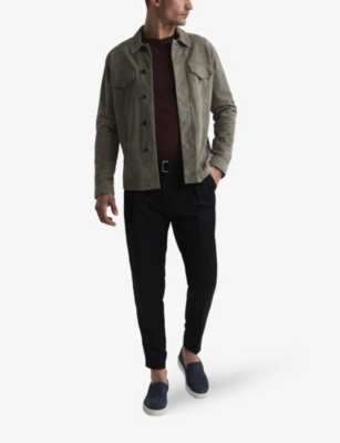 REISS: Bless crewneck cotton-jersey T-shirt