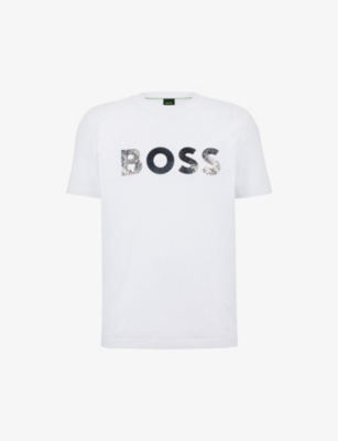 Hugo boss 2024 t shirts selfridges