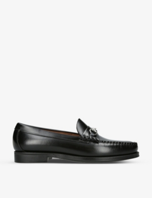 BASS WEEJUNS Lincoln horsebit leather loafers Selfridges