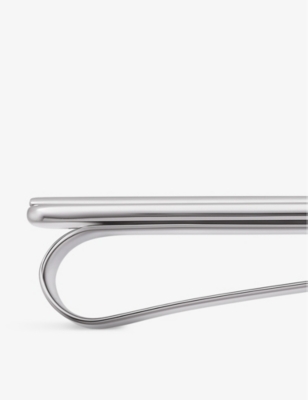 CARTIER: Santos de Cartier stainless-steel and palladium tie clip