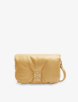 Loewe Goya Puffer Mini Bag In Camel