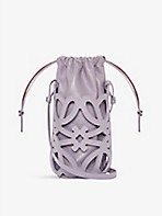 LOEWE: Monochrome Anagram Cut-Out Pocket leather cross-body bag