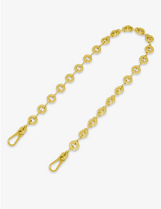 LOEWE: Donut brass chain strap