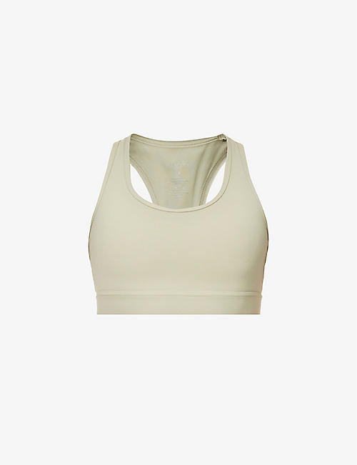 ALL ACCESS: Front Row stretch-woven sports bra