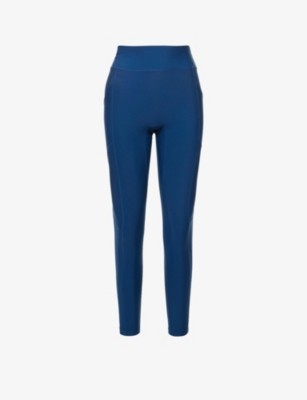 All Access Center Stage Stretch Leggings In Marine Blue