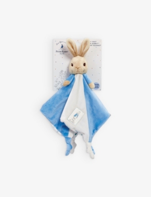 PETER RABBIT Peter Rabbit embroidered plush comfort blanket 30cm