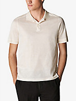 ETON: Jacquard knitted-texture regular-fit cotton polo shirt