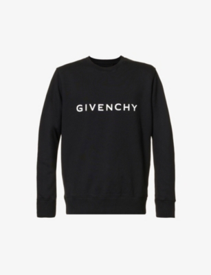 Givenchy Archetype Knitted Wool Sweater In 001-black