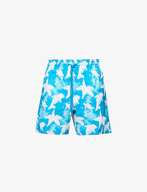 VILEBREQUIN: Mahina Clouds recycled-polyester swim shorts