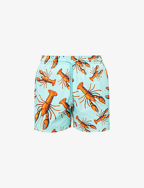VILEBREQUIN: Moorise lobster-print swim shorts