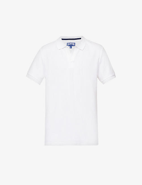 VILEBREQUIN: Palatin cotton-piqué polo shirt