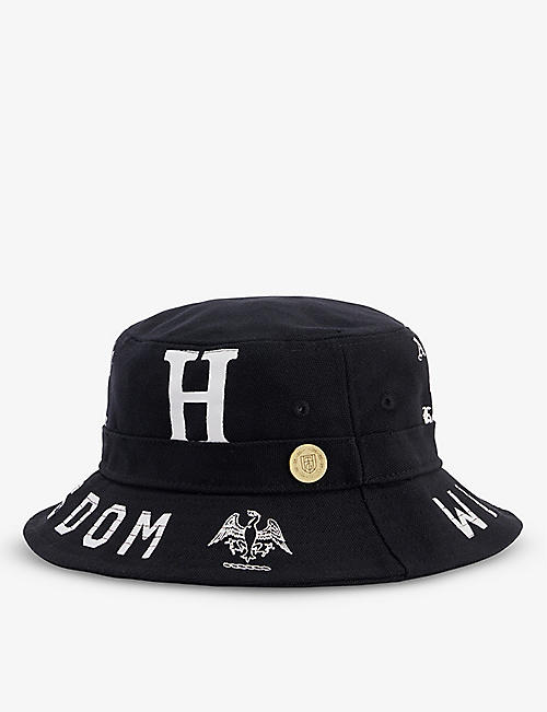 HONOR THE GIFT: Brand-patch cotton bucket hat