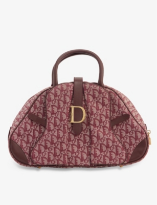 THIS OLD THING LONDON: Pre-loved Dior woven top-handle bag