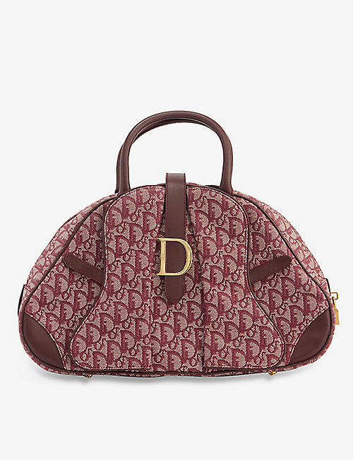 THIS OLD THING LONDON: Pre-loved Dior woven top-handle bag