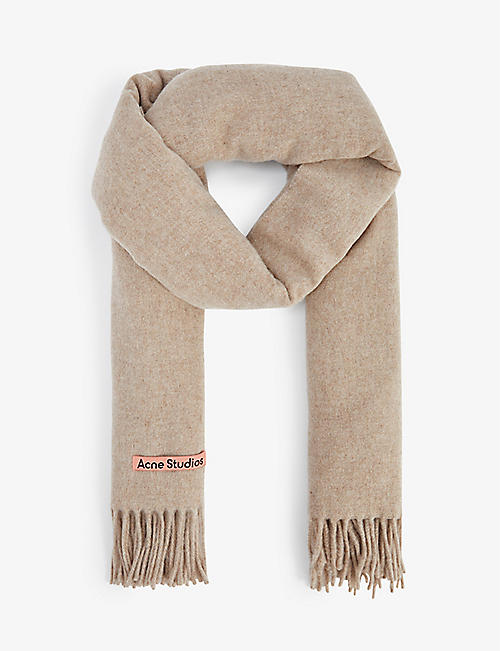 ACNE STUDIOS: Canada New fringed wool scarf