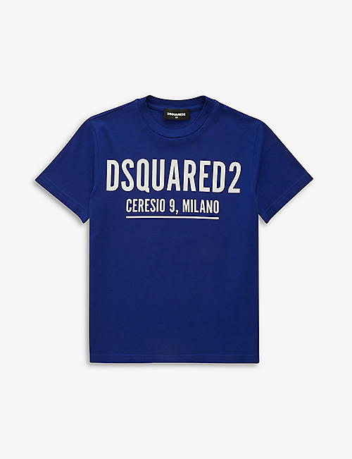 DSQUARED2: Logo-print cotton-jersey T-shirt 4-16 years