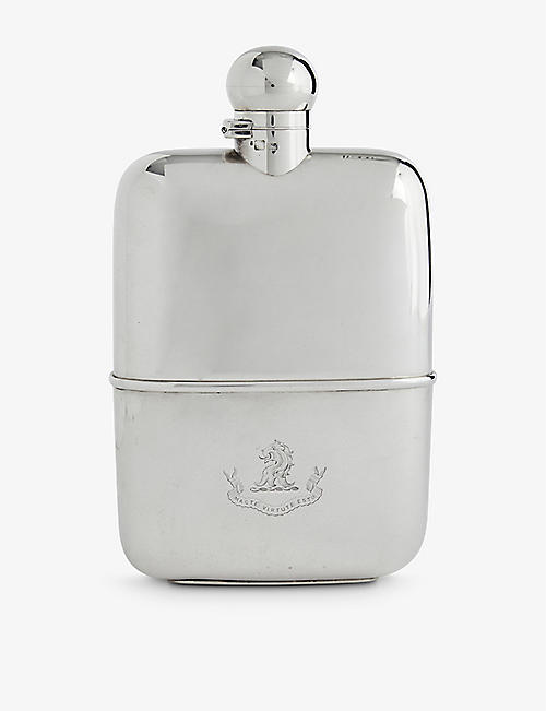 THIS OLD THING LONDON: Pre-loved Sampson Mordan & Co sterling-silver flask