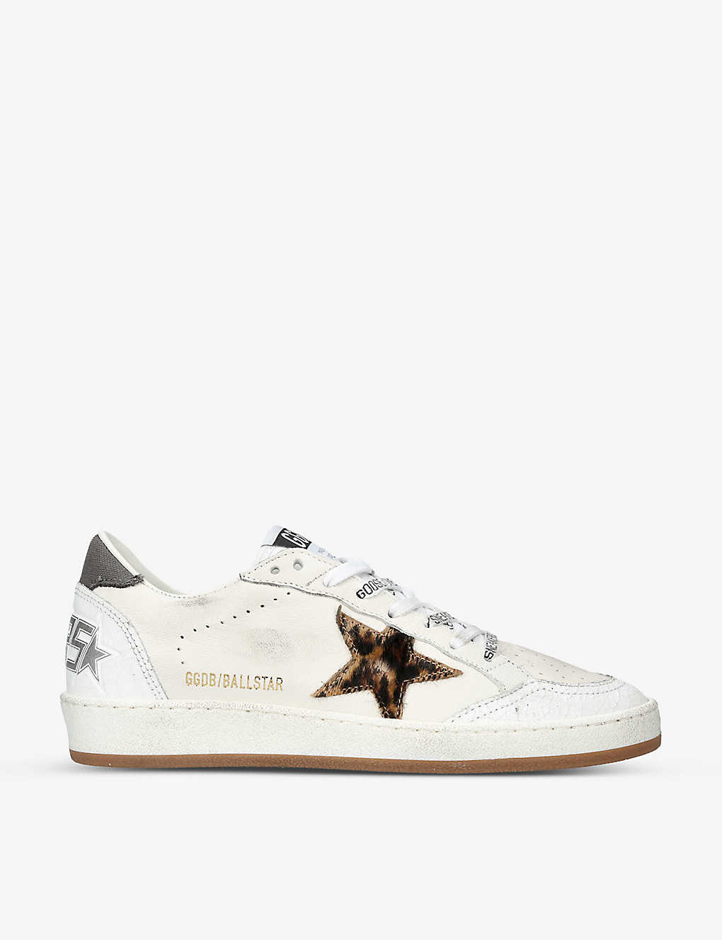 Golden Goose Ball Star 10889 Leather Low-top Trainers In White/comb